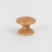 Knob style D 38mm oak lacquered wooden knob